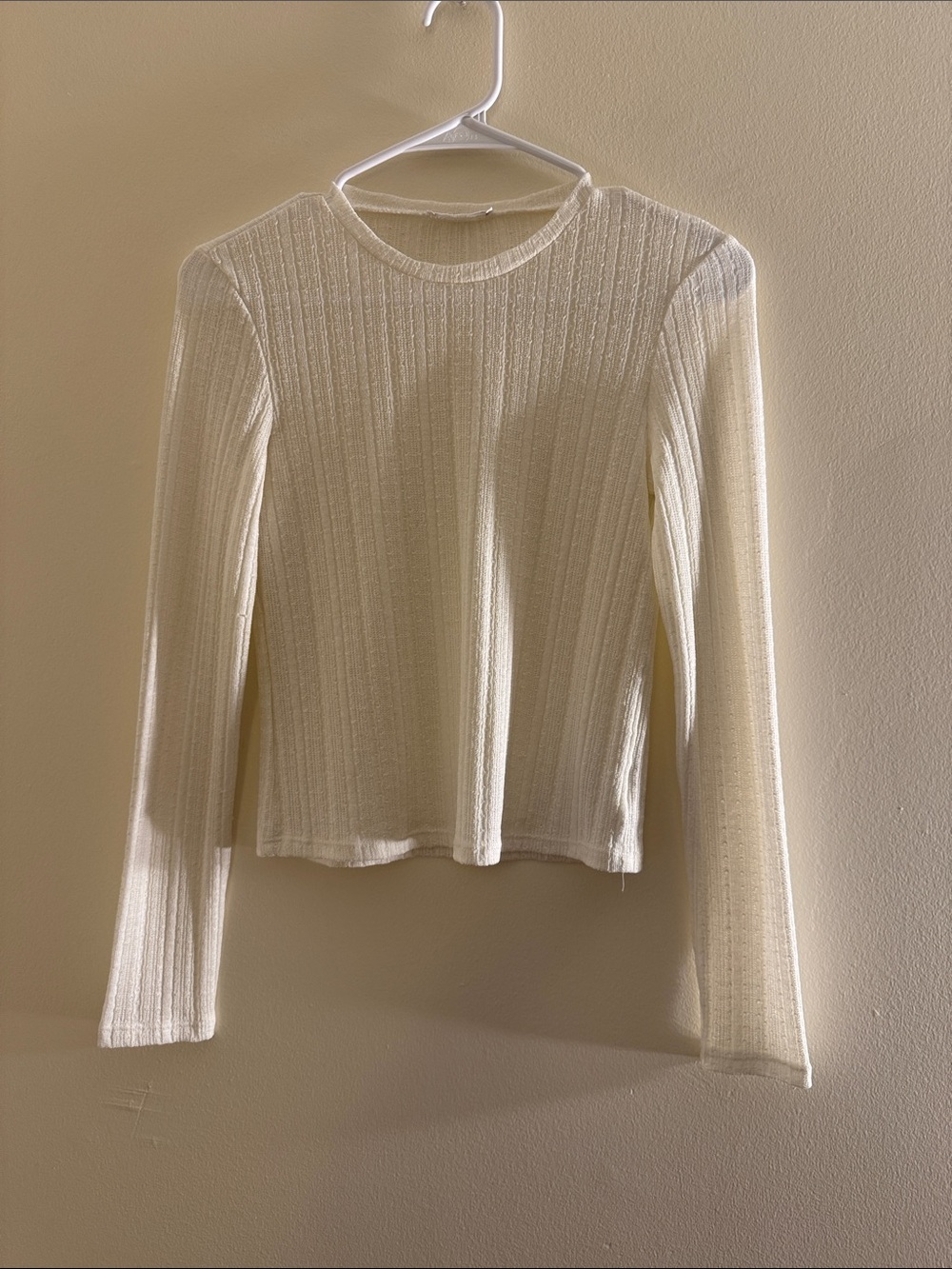 Reformation White Knit L/S